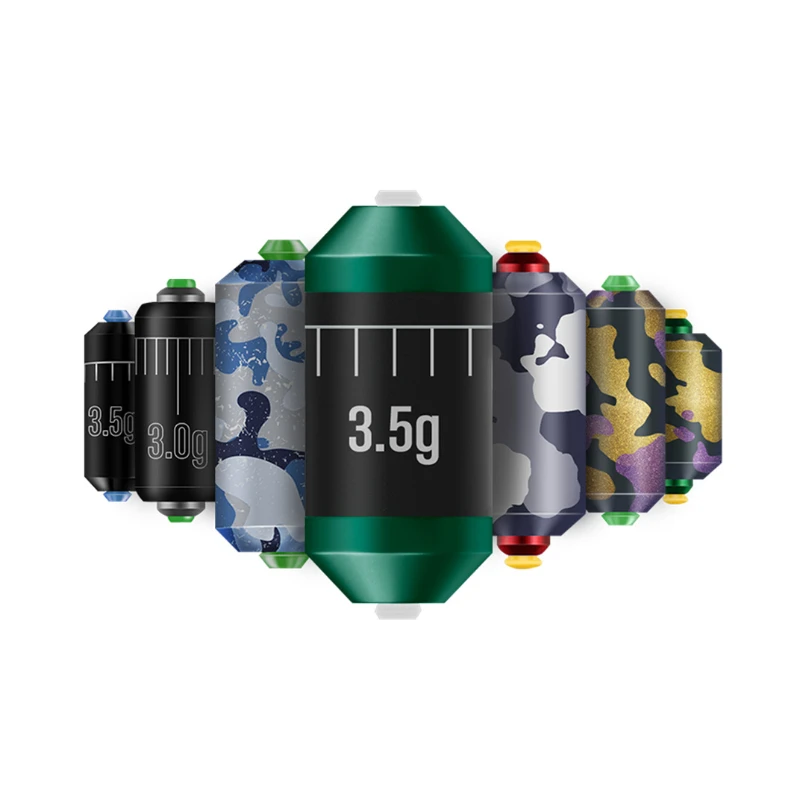 30 Uds. De plomo de pesca combinado, 1,5g-5,0g, plomo, regla de pesca, juego de plomo, reemplazo rápido, accesorios de pesca, aparejos al por mayor - imagen 2