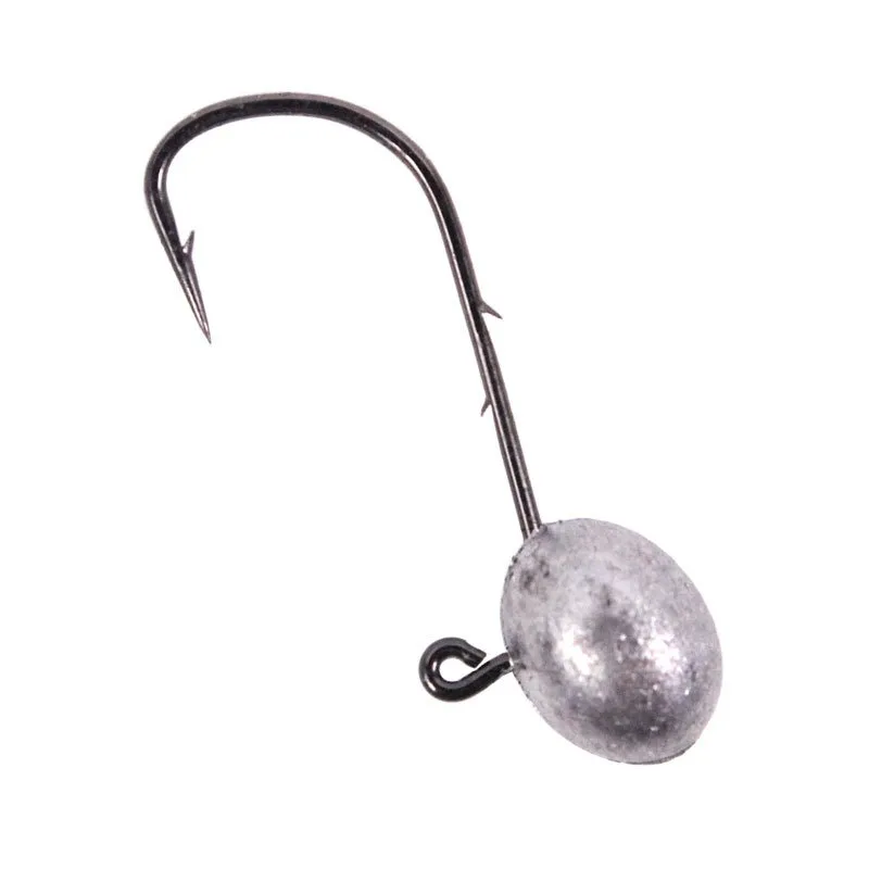 5 uds gancho de cabeza con anzuelo 1,5g 2,5g 3,5g 5g anzuelos de pesca en roca señuelo Finesse cabeza de plantilla de pesca doble púas - imagen 5