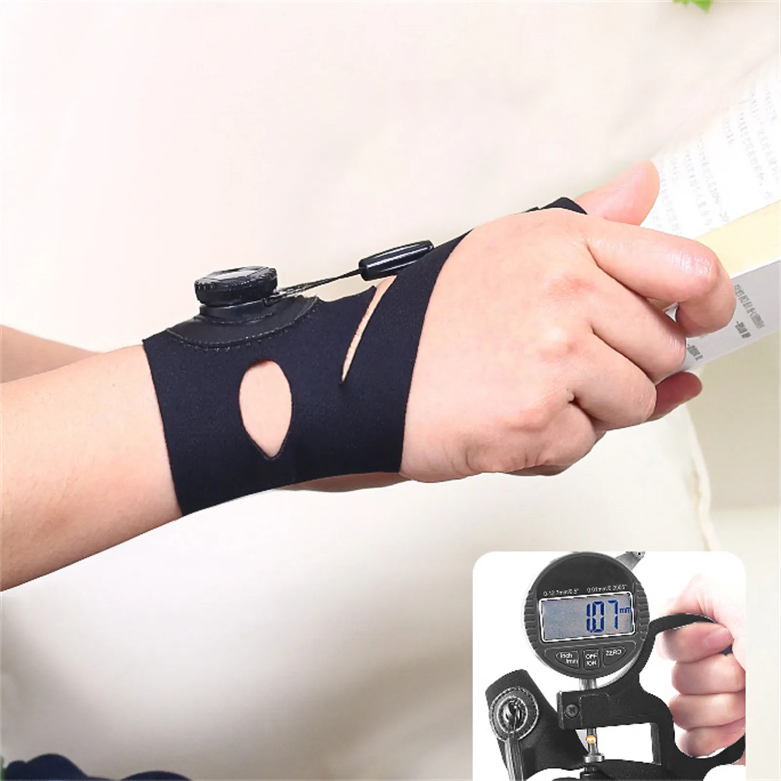 Protector de muñeca Universal, funda de tendón giratoria ajustable, protector de muñeca para deportes, Fitness, entrenamiento de rehabilitación, soporte de muñeca, 1 ud. - imagen 5