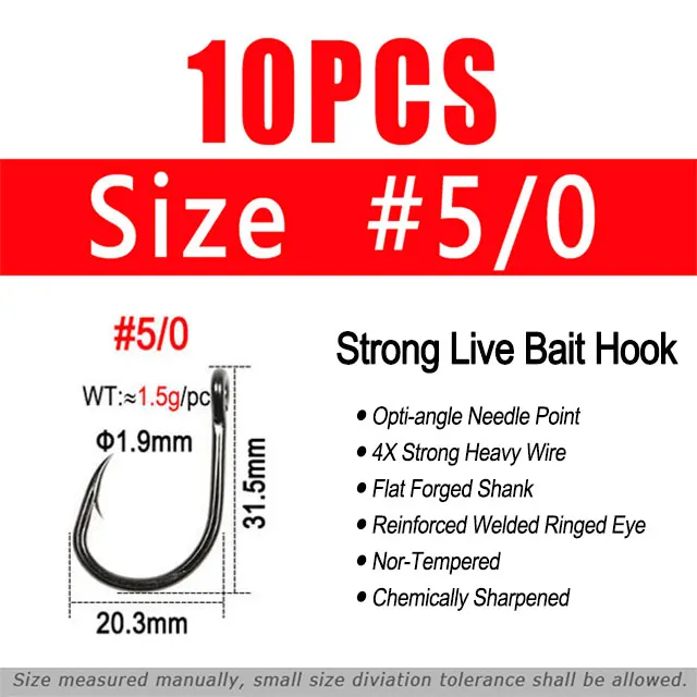 10PCS Size 5l0