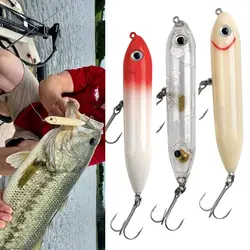 Señuelo tipo lápiz Topwater de 12g y 10cm, señuelo de superficie, cebo flotante de agua dulce y salada, Wobbler Striper Bass, cebo para caminar súper Spook