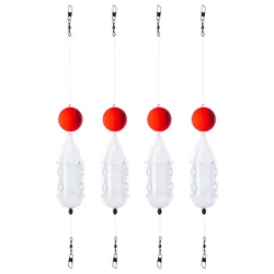 Goture Jaula Giratoria Mini Carpa con Tapa y Alimentador – Boya para Pesca