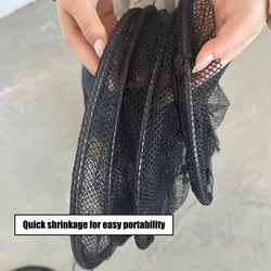 Salabardo plegable con cuerda de seguridad – Red ligera para pesca