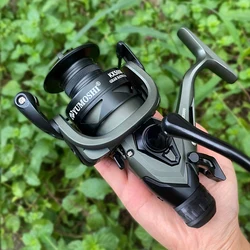 Carrete de pesca giratorio 3000-6000 con freno dual 8 kg para aguas