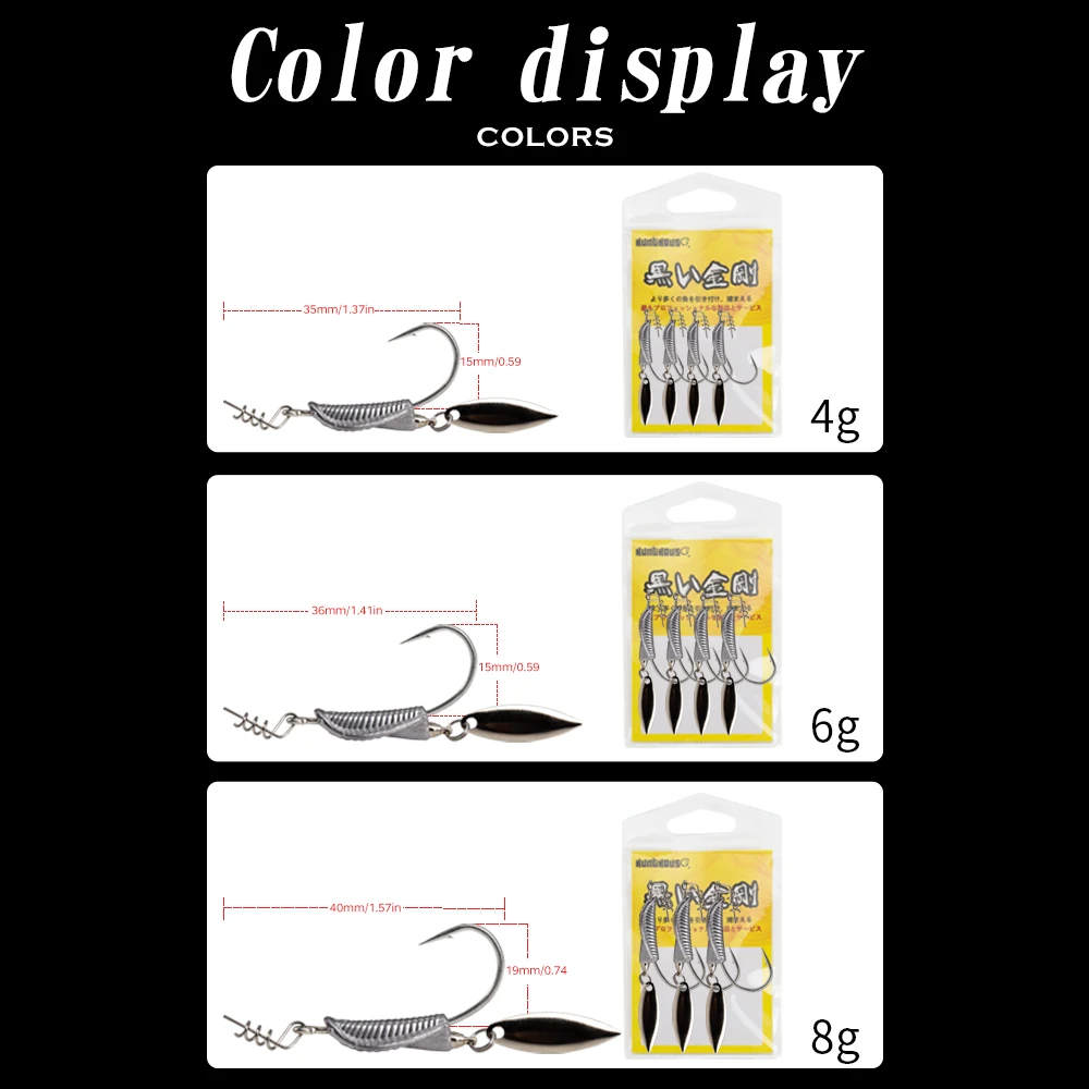 Hunthouse-anzuelo de manivela con cuchara, herramienta de pesca en hielo, aparejo de cabeza de serpiente, aparejos de pesca, Musky - imagen 5