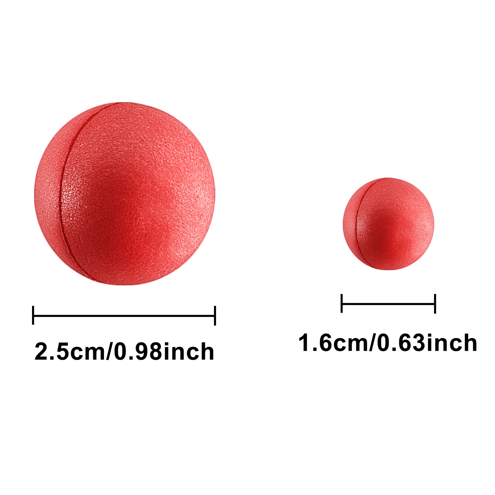 12 Uds. Indicadores de huelga de forma redonda flotadores flotantes de pesca redondos de alta visibilidad flotador de clavija ranurada - imagen 3