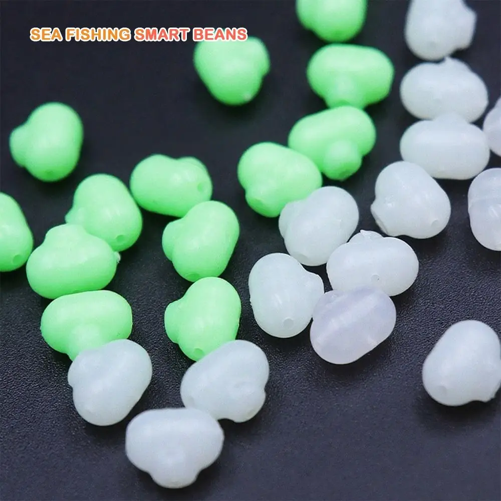 Conector de cuentas de pesca transparentes, conector ovalado de doble orificio cruzado de 3 vías, aparejo de cuentas cruzadas transparentes, 15 Uds. - imagen 5