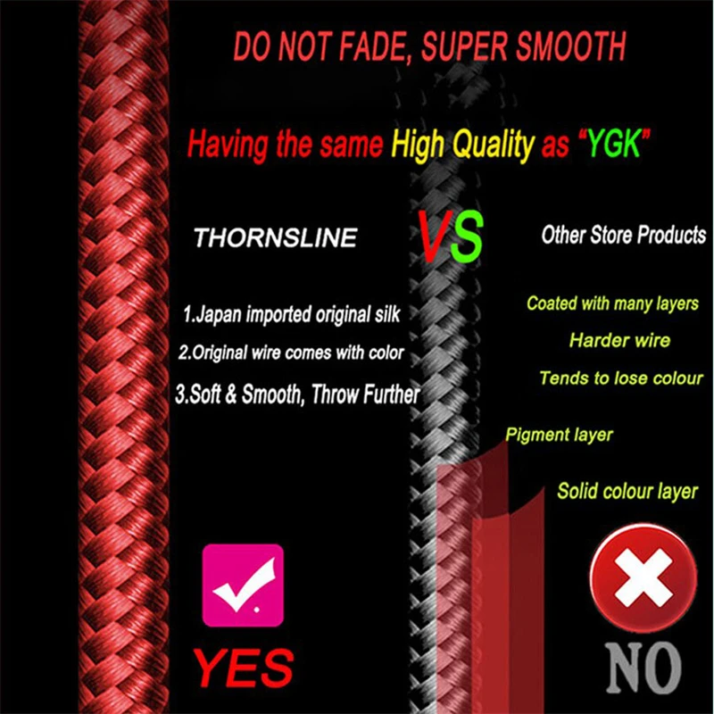 ZUKIBO-sedal trenzado Firebird de 8 hebras, sedal de pesca X8 japonés, el mejor multifilamento, sedal de agua salada suave de alta calidad - imagen 5