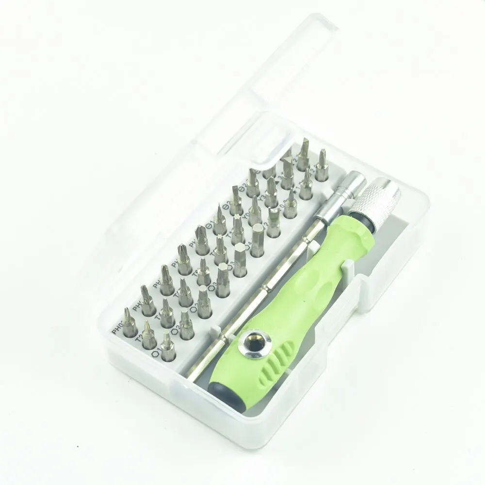 Juego de destornilladores de reparación de herramientas 32 en 1, Mini destornillador magnético de precisión, Kit de brocas, teléfono móvil, IPad, mantenimiento de cámara - imagen 4