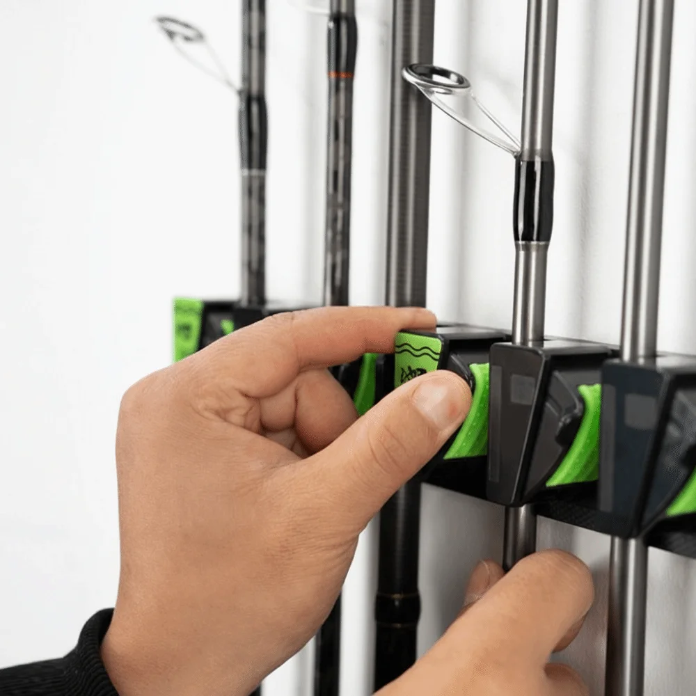 Portacañas de pared – Soporte vertical y horizontal de plástico - imagen 5