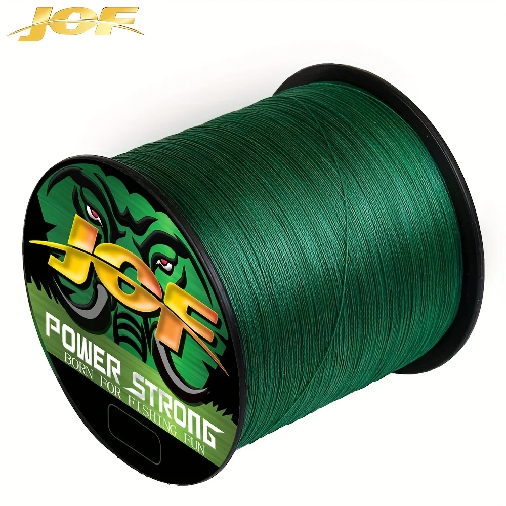 JOF-sedal de pesca trenzado japonés, 4 hebras, multifilamento, 1000M, accesorios de pesca de carpa, línea de Pe de 10-20LB, 4 cables trenzados ﻿ - imagen 3