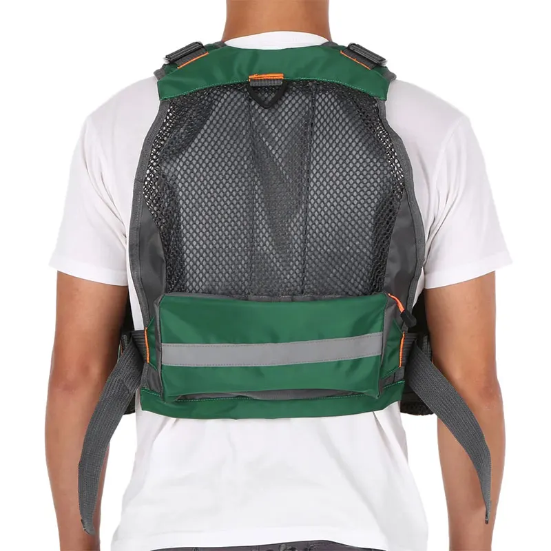Chaleco deportivo de pesca para hombre, prenda de vestir de seguridad o supervivencia para exteriores, ideal para cazar o nadar debido a su uso como salvavidas transpirable - imagen 2