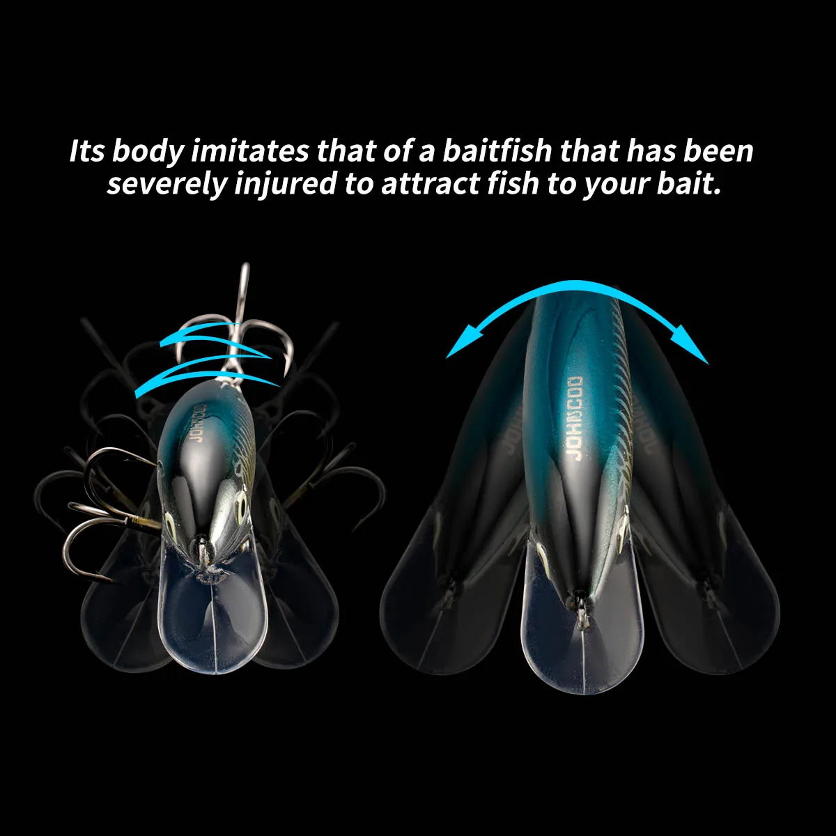 JOHNCOO-señuelo de pesca de pececillo hundido, 7cm, 7,5g, señuelo Artificial para trucha, corriente, lago, Jerkbait, pesca en roca, cebos duros - imagen 5