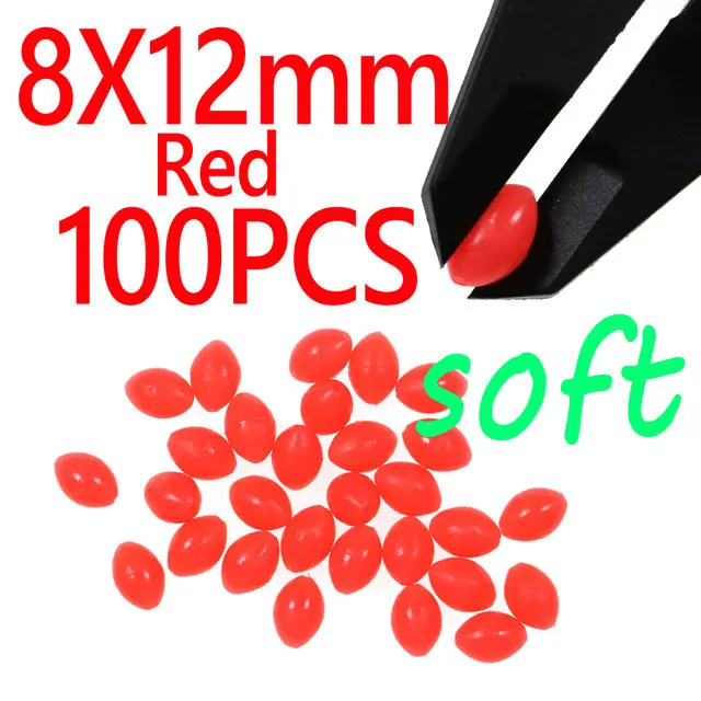 8X12mm Red 100pcs