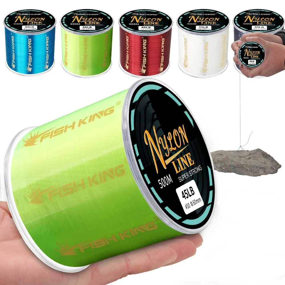 Línea de Pesca de nailon NGB, 300m/500m, 4,13-34,32LB, línea de nailon súper fuerte, monofilamento japonés, línea de agua dulce y salada