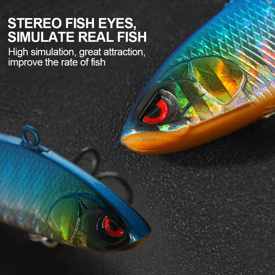 WALK FISH-señuelo de pesca que se hunde, 1 piezas, VIB, Jigging de hielo, 58mm, 8,5g, plástico duro, vibración, Lucio de invierno, aparejos artificiales - imagen 2