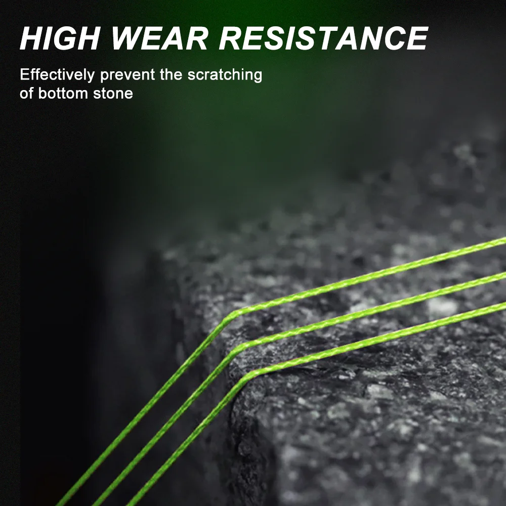 MIFINE SINKING X8 línea de pesca mejorada 150M 18LB-67LB trenzada súper fuerte 8 hebras multifilamento PE línea accesorios de alambre de carpa - imagen 4