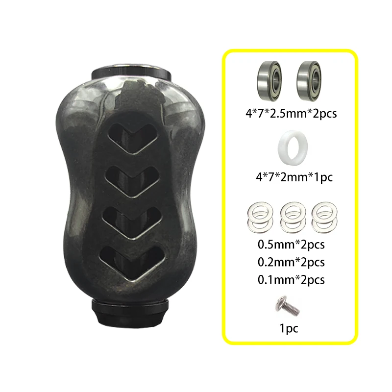 Perilla carrete con rodamientos – Carbono forjado Daiwa Shimano - imagen 5