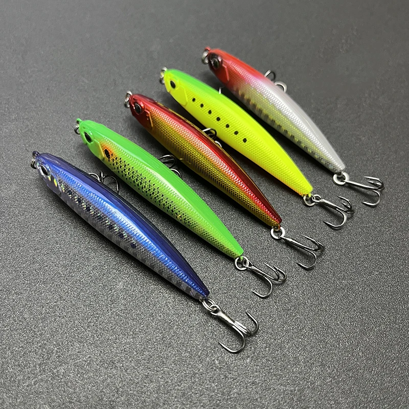 Señuelos de Pesca de lápiz de hundimiento, 1 piezas, 68mm, 8g, Wobblers de Pesca de agua salada, cebo Artificial para lubina, Swimbait, equipo de Pesca - imagen 3