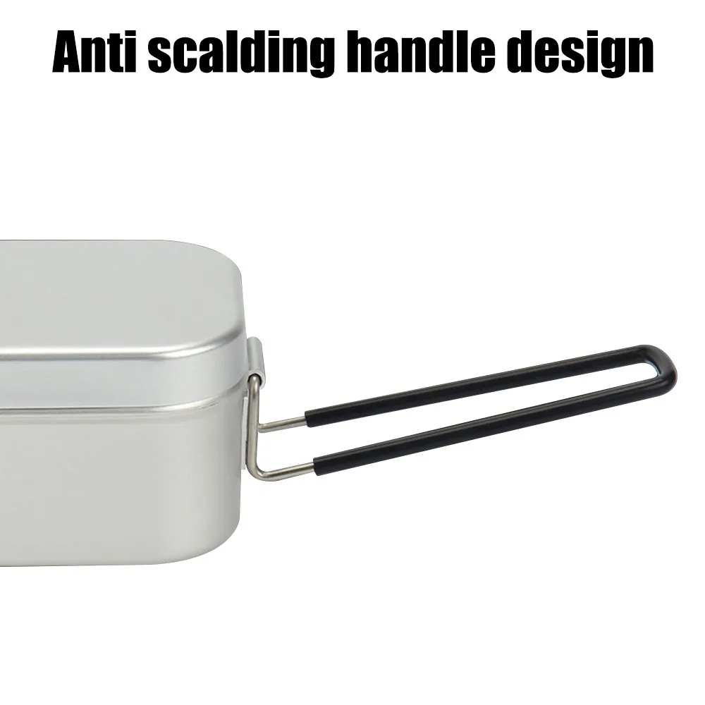 Vajilla ultraligera, utensilios de cocina para acampar, fiambrera, ollas de cocina, accesorios para Picnic, cubiertos para exteriores, juego de cocina, deportes de senderismo - imagen 4