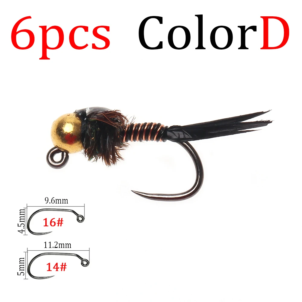 6pcs Color D