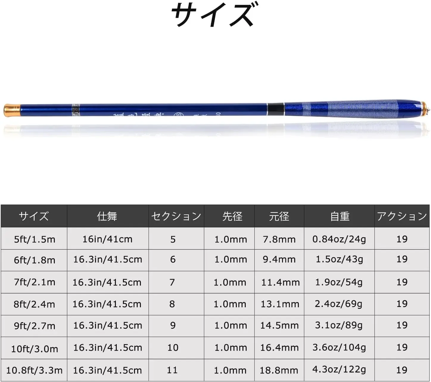 Goture 1,8 m 2,4 m 2,7 m 3,0 m 3,6 m poste alimentador ultraligero Mini caña de pescar telescópica superdura pesca de carpa de agua dulce - imagen 3