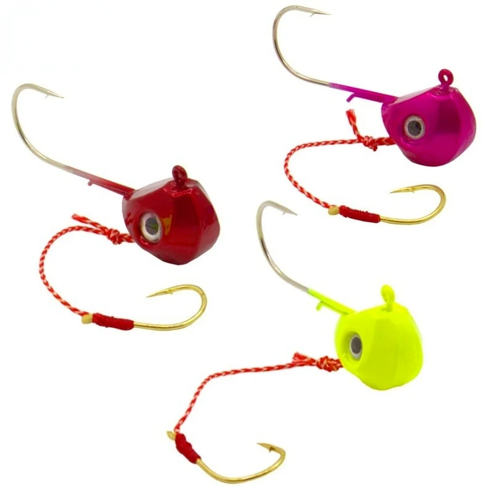 WHYY-señuelo de Pesca con cabeza de plomo, anzuelo afilado, accesorios de equipo de Pesca de agua salada, Tenya Madai Jig Kabura, 40g-140g - imagen 5