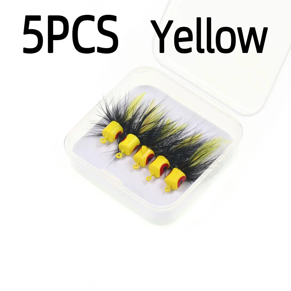 5pcs Yellow
