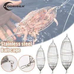 Alimentador de cesta acero inoxidable en forma de oliva para lanzador
