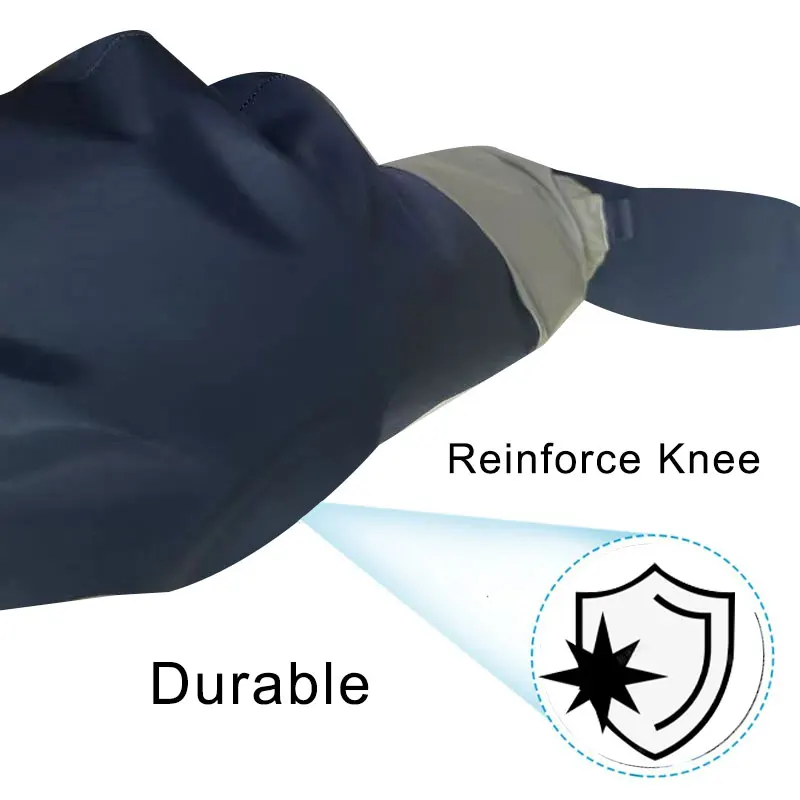 Pantalones impermeables de cintura alta para hombre, para pesca con mosca, comodidad y durabilidad, G4 Pro con cinturón para vadear para viaje - imagen 5