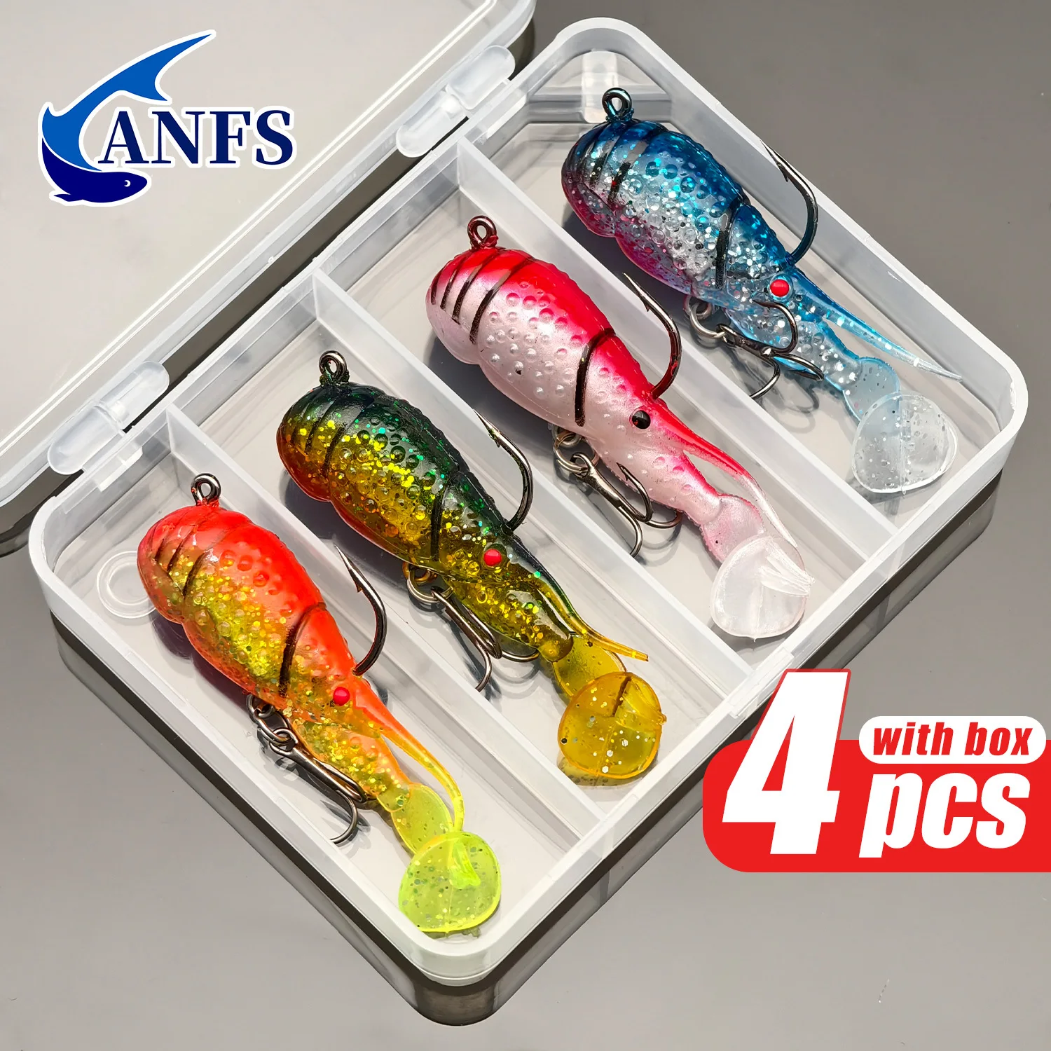 ANFS Scuddle Bug Swimbait cangrejo flexible