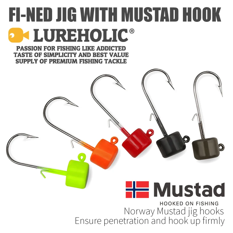 LureHolic Fi Ned Jig Mustad – suave flotante para señuelos - imagen 3