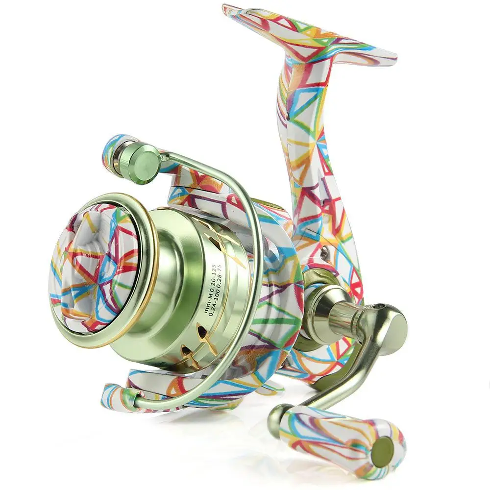 Carrete de pesca giratorio Mavllos FLASH, potencia de arrastre, relación de velocidad de 10KG, 5,2: 1, carrete de aluminio ligero, carrete de pesca de lubina y carpa