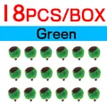 18pcs green