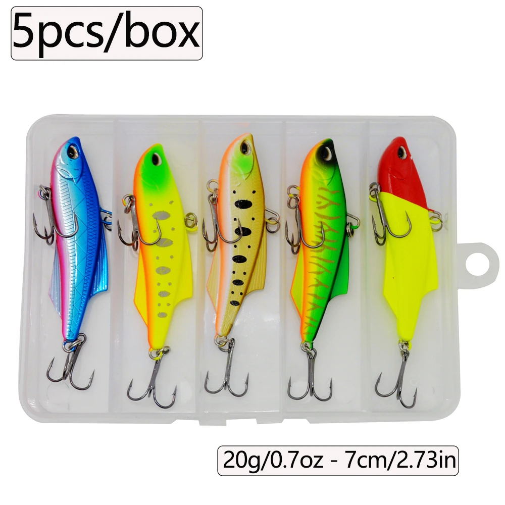 20g/7cmVIB hundimiento vibración señuelo de pesca Artificial VIB invierno pesca en hielo Pike cebo aparejos Isca Rattlin cebo Japón