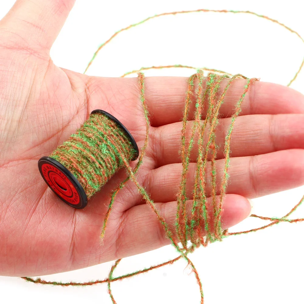 Wifreo 2 uds Buggy Ninfa hilo atado de moscas Material para Midge Ninfa Mayfly Caddis Ninfa Stonefly Streamer trucha lubina Señuelos de pesca - imagen 4