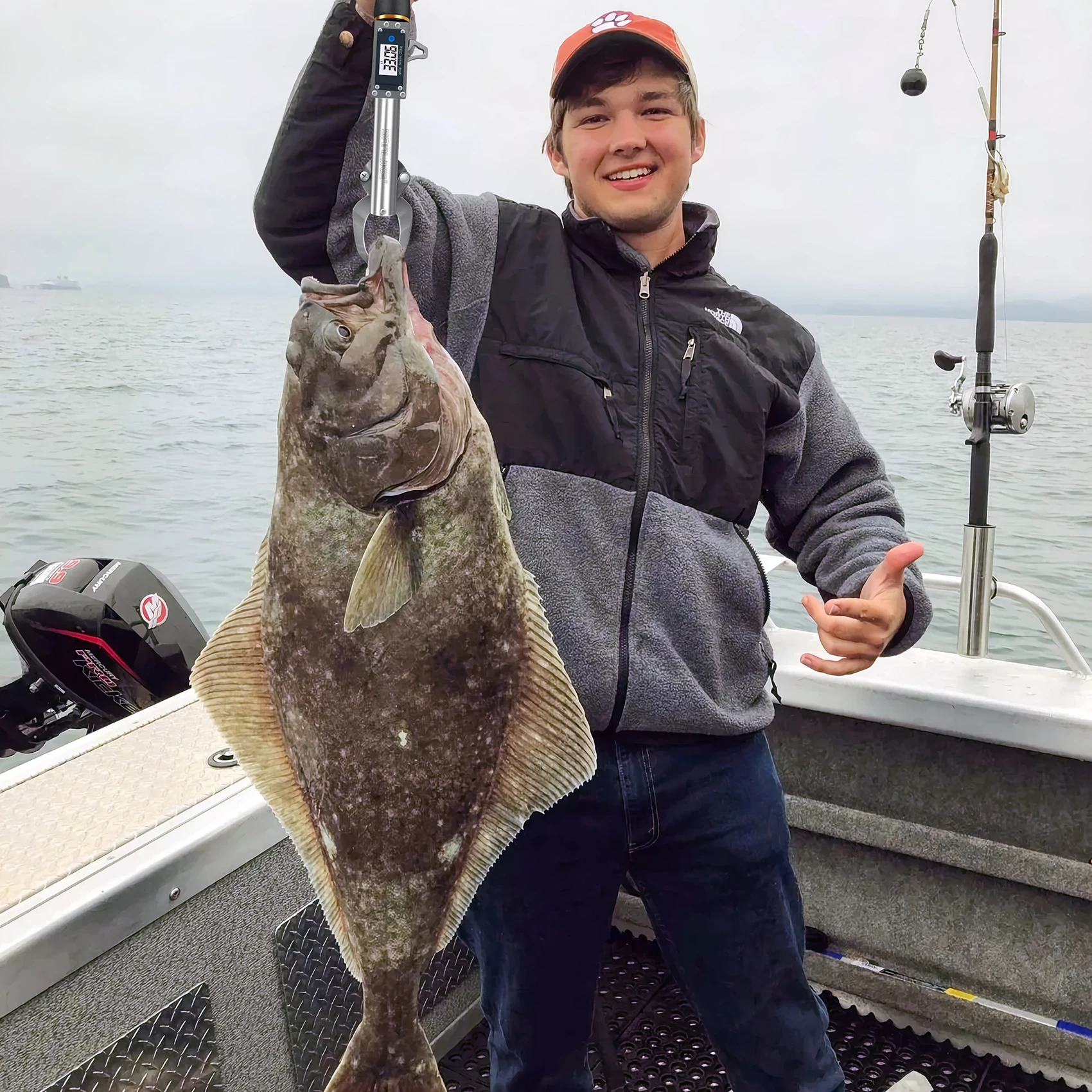 SANKILE-controlador de agarre de labios de pescado con báscula Digital, pinza de pesca roja inoxidable, Clip Grabber, accesorios de herramientas de pesca - imagen 5