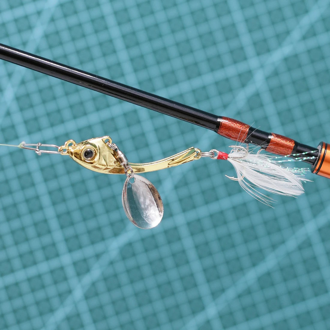 9KM 3 uds Metal VIB señuelo de pesca 9 ~ 17g cuchara señuelo hoja Spinner Bass - imagen 4