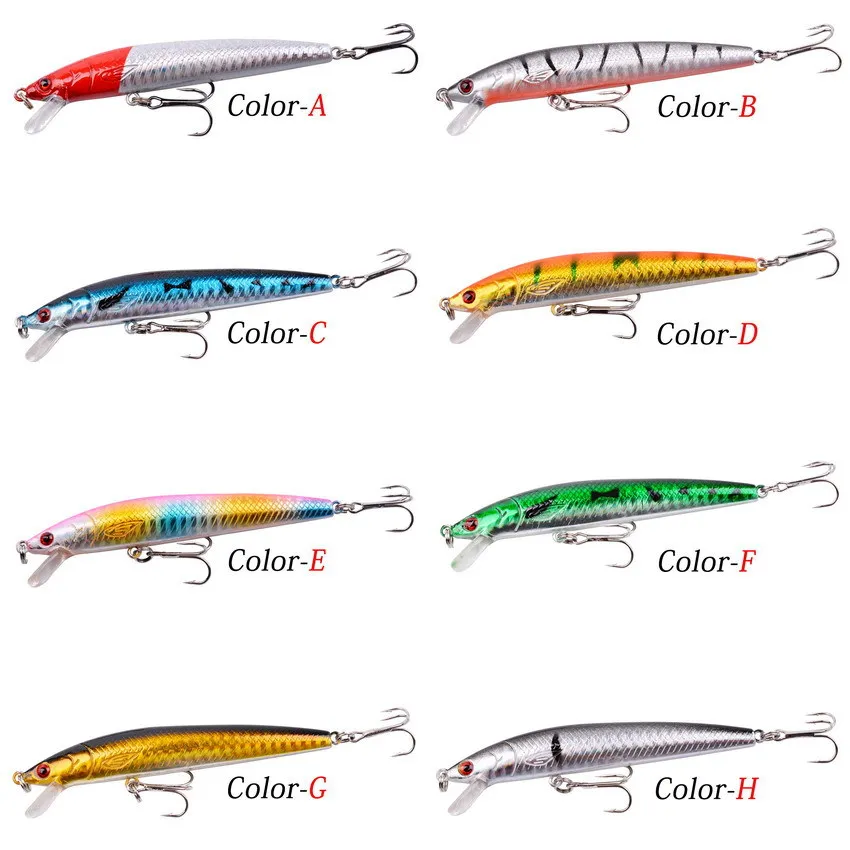 Juego de Señuelos de Pesca flotantes, 4/8 Uds., 8,5g, 9,5 cm, Wobblers oscilantes, Kits de cebo duro Artificial, aparejos de Pesca realistas - imagen 5
