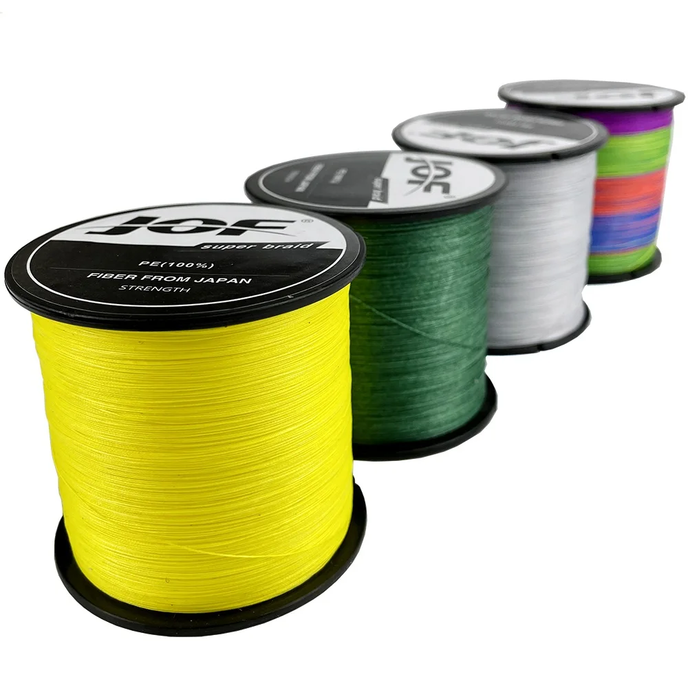 Línea de pesca trenzada de PE JOF 500M 300M 4 hebras 10-120LB línea de pesca multifilamento para pesca de carpa - imagen 5