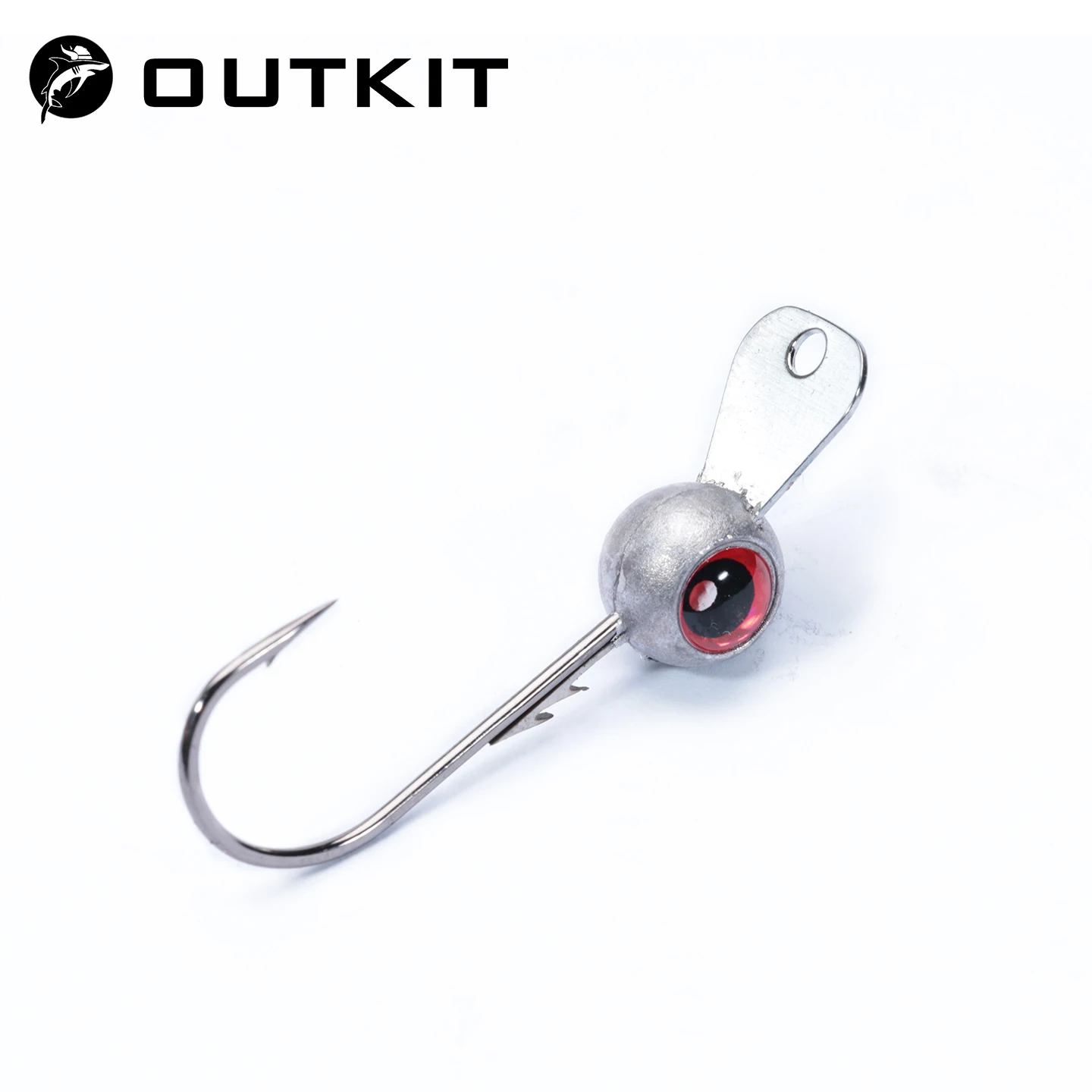 OUTKIT, nuevo diseño, anzuelo con cabeza de anzuelo Wobbler con labio de Metal, 3,5g/5g/7g, 5 uds., acción de cebo mejorada para lubina de pesca de gusanos blandos
