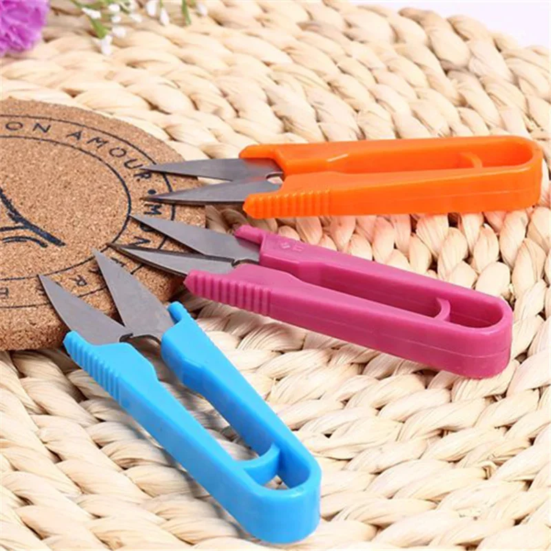 Mini tijeras plegables en forma de U para pesca, tijeras de costura, pinzas para uso en peces, herramientas de corte de sedal, 1 ud. - imagen 4