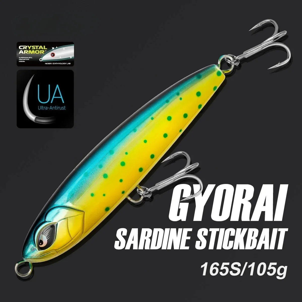 2 uds nuevo lápiz 165mm 105g lápiz que se hunde Señuelos de Pesca de Mar Wobblers para GT atún palo de agua salada cebo Artificial - imagen 3