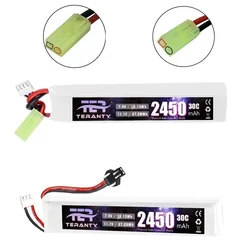 Batería Lipo 11,1 V 3S 2450 mAh 30C para pistola Airsoft