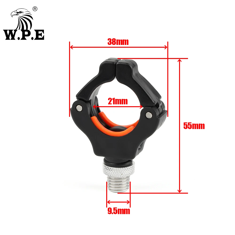 W.P.E 1 Uds. Soporte para caña de pescar de carpa, soporte para caña de pescar, alimentador de carpa, pinza magnética, accesorios de Pesca de carpa - imagen 4