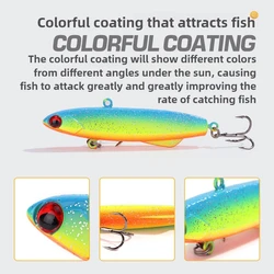 Señuelos de pesca en hielo Vib de invierno, 18g, 28g, cebo vibratorio Wobbler de fundición larga, resistente a bajas temperaturas, lubina inferior