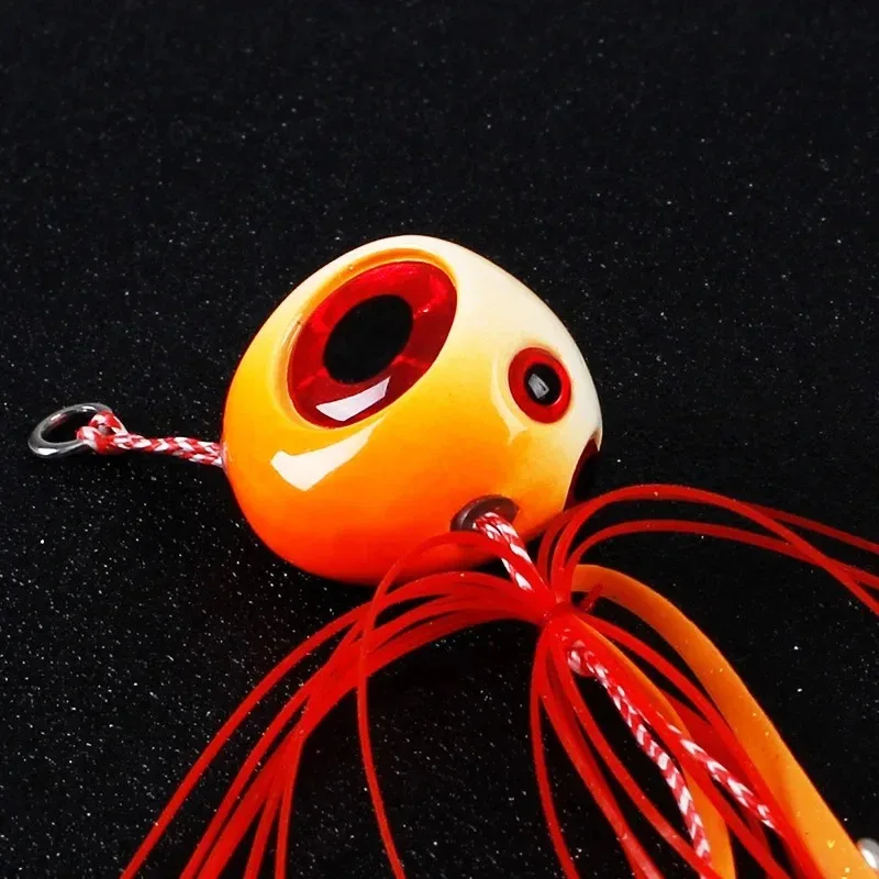 Inferno Slow Jig – Señuelo metálico con cabeza de calamar y bigotes - imagen 5