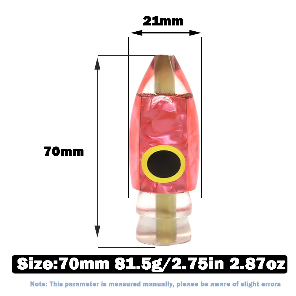 Este señuelo de pesca tiene un tamaño de 70 mm con un diseño elegante y colores vibrantes, perfecto para atrapar peces