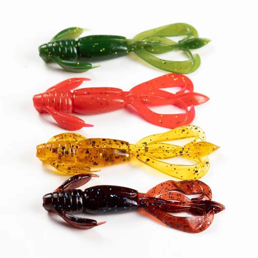15 Uds 2025 TPE Señuelos blandos de pesca Minnow señuelos artificiales suaves 4cm/6cm cebos flotantes para pececillos pesca en roca oceánica - imagen 5