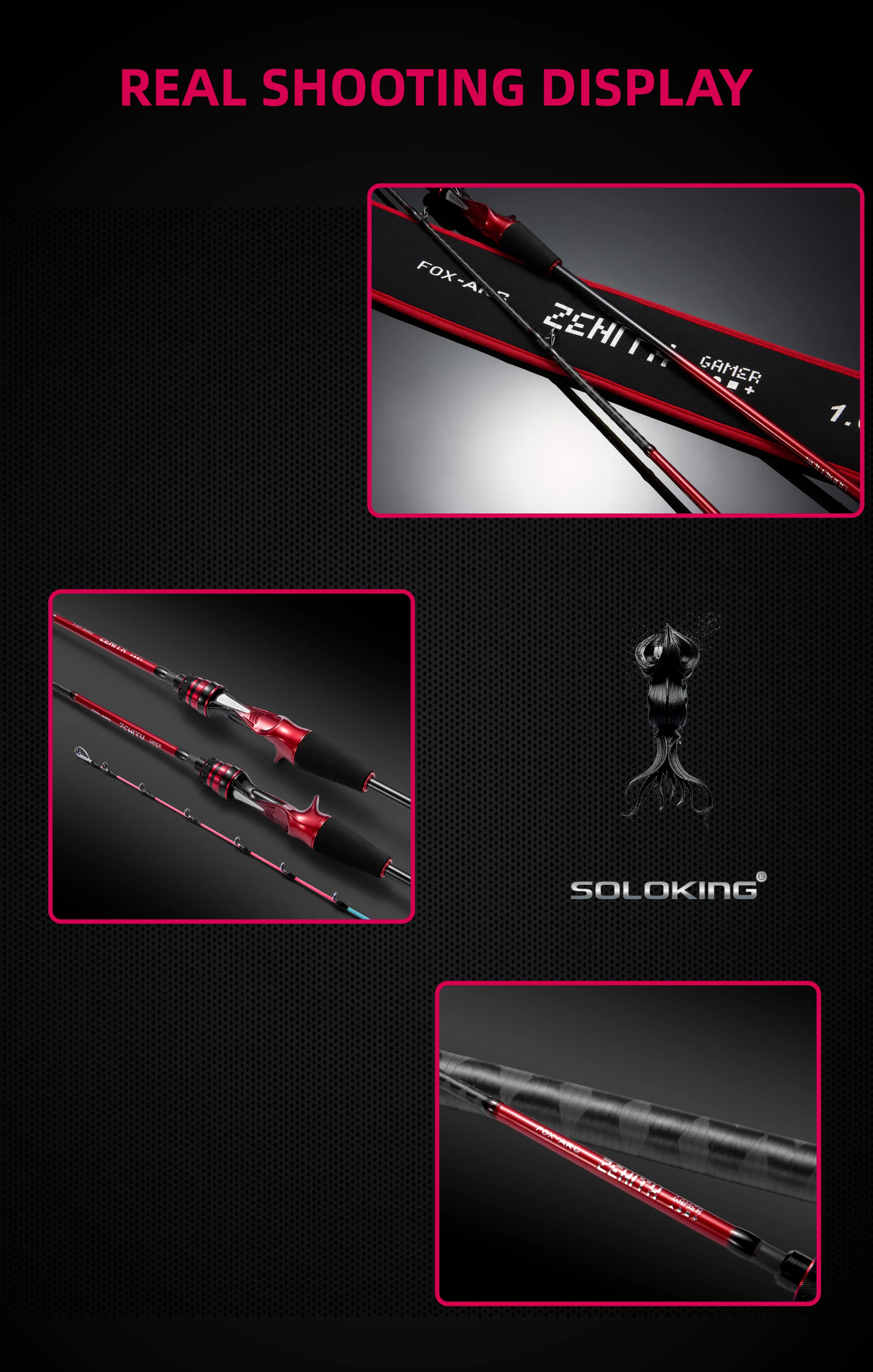 Experimentar precisión y rendimiento con nuestras cañas de pesca de alta calidad